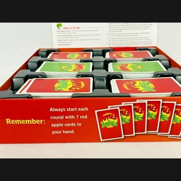 APPLES TO APPLES Party Box 12+ Family Card Game 2007 MATTEL N1384 COMPLETE CIB - Picture 12 of 13